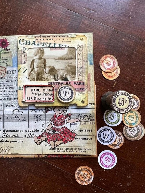 Mic Moc　ウッドラバースタンプ　Herbiniere 45F　RSW285【Mic Moc（ミックモック）】[MIC-128h]