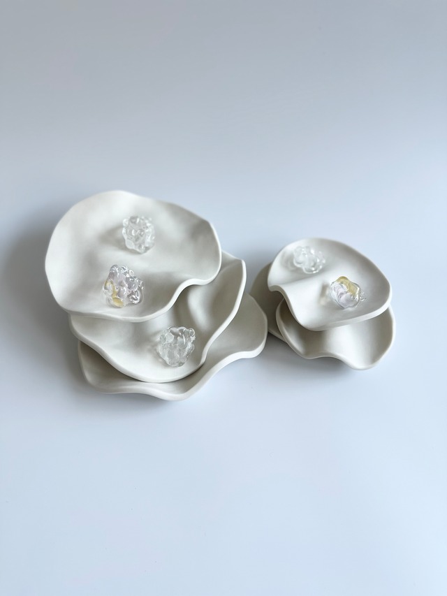 【10col ceramics】WAVE objet tray M2