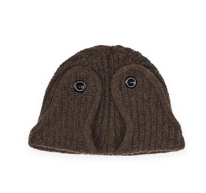 ☆TXT スビン 着用！！【OAFISH】TWO-WAY EARFLAP BEANIE, BROWN | もごつ