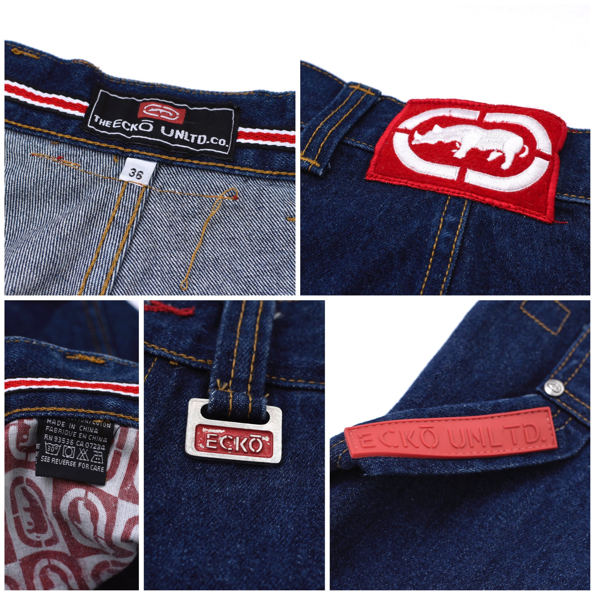 90〜00s ECKO UNLTD.co. denim baggy pants | 古着屋 grin days 90〜00s ECKO UNLTD.co. denim baggy pants | 古着屋 grin days