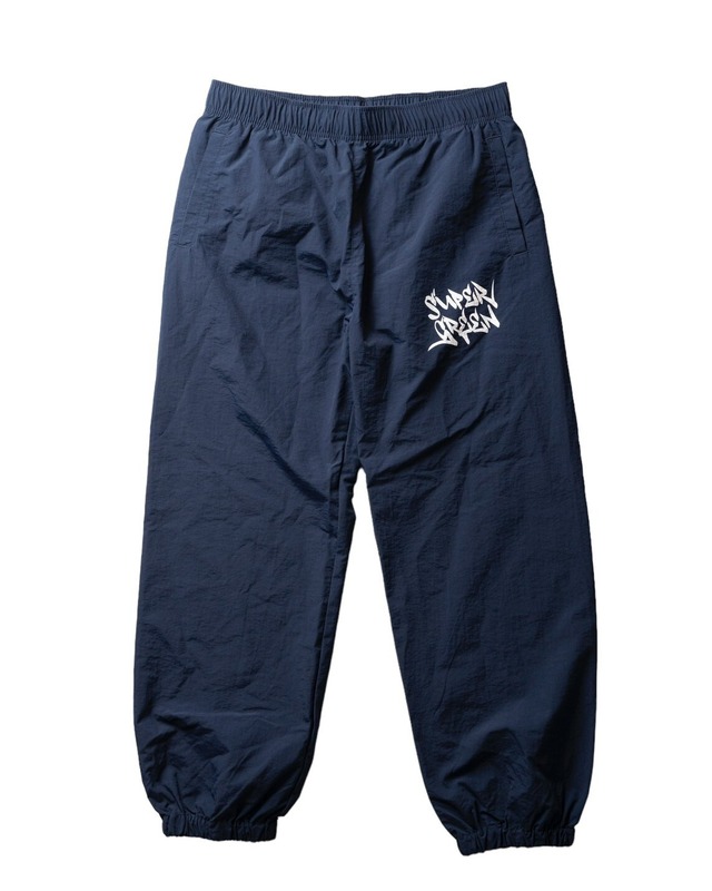 SG  Letter Nylon pants（Navy）