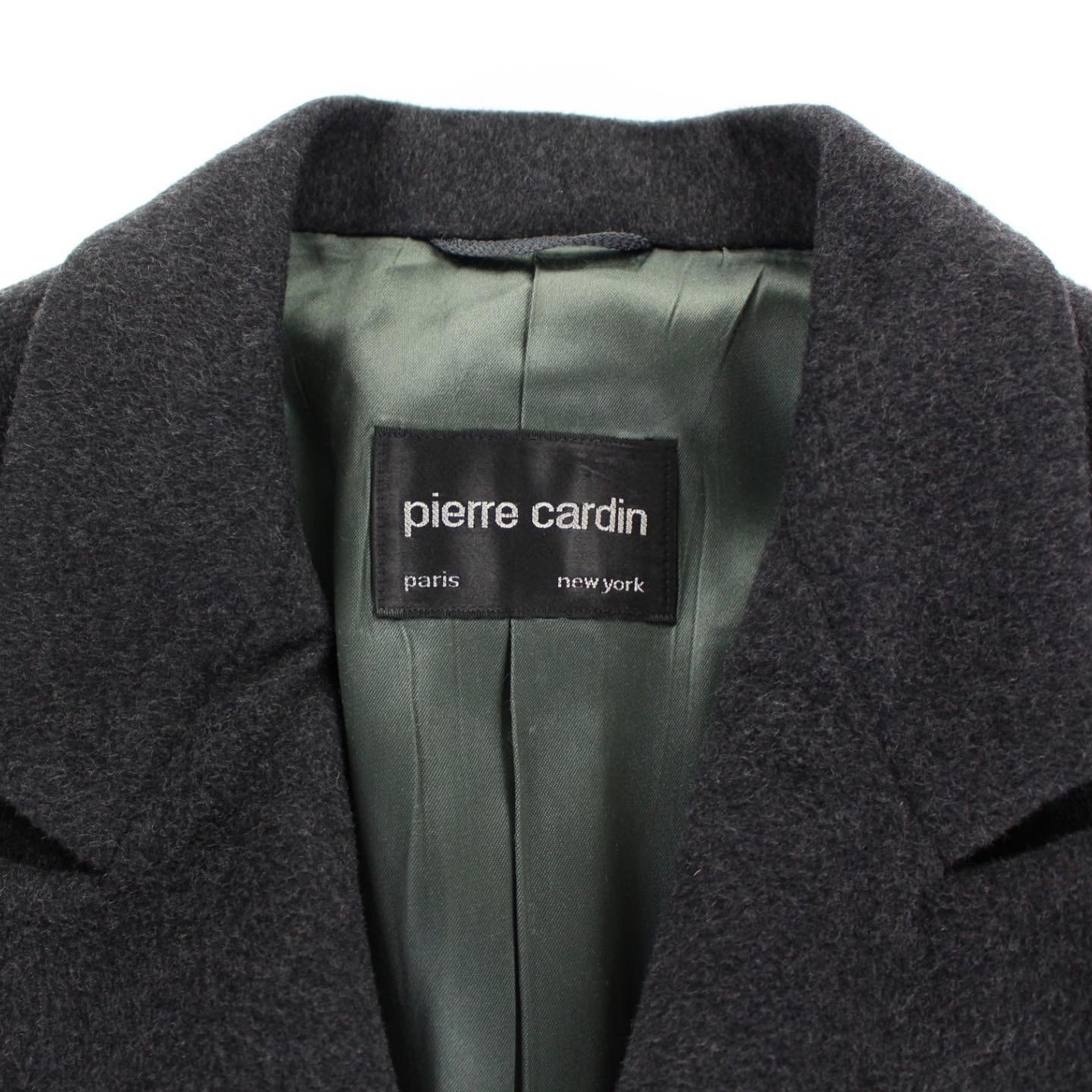 1980's vintage Pierre Cardin カシミヤウールダブルチェスターコート made in USA【CU-3916】