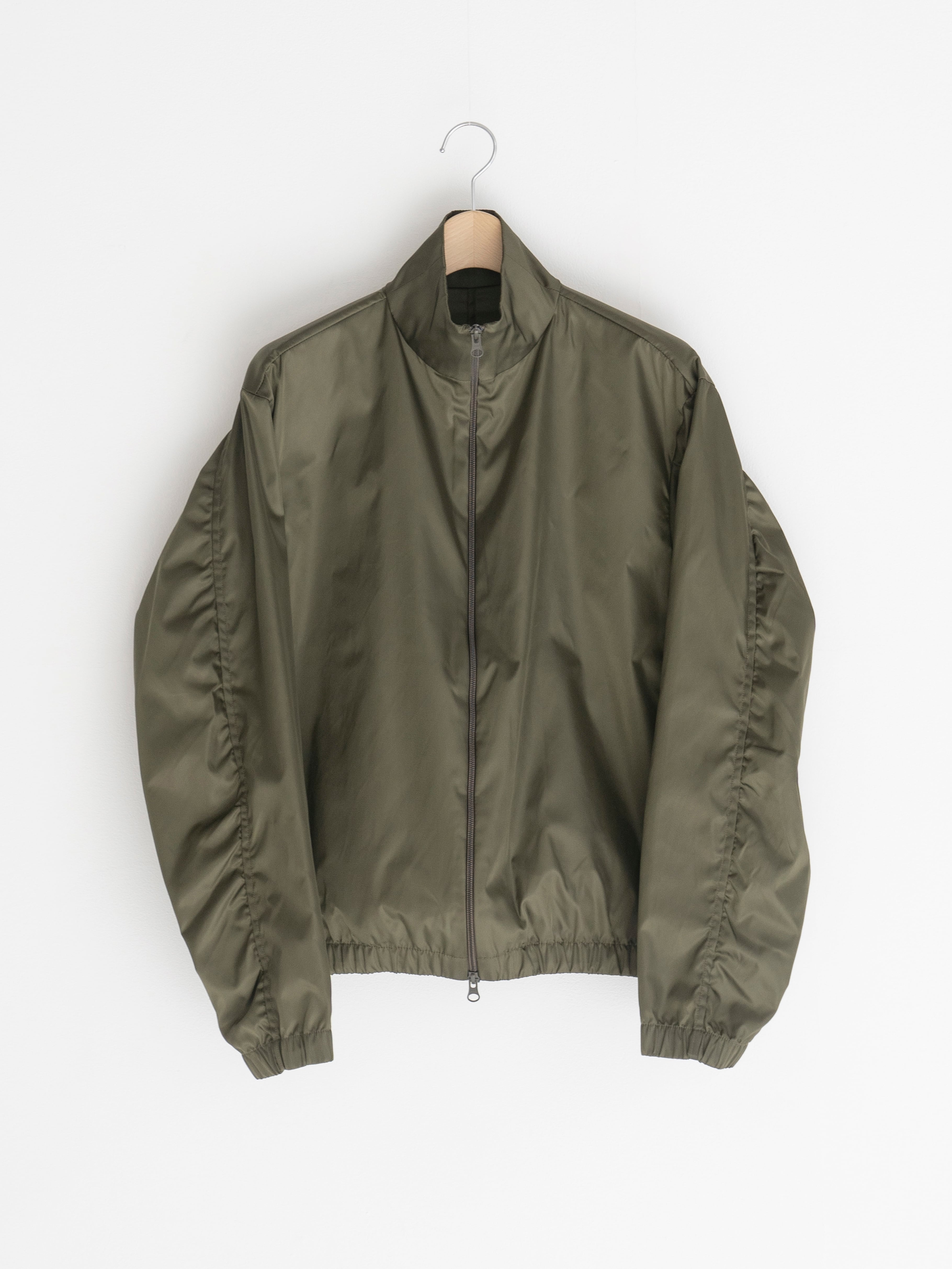 GABRIELA COLL GARMENTS TECHNICAL ZIPPER JACKET GREEN S14-261