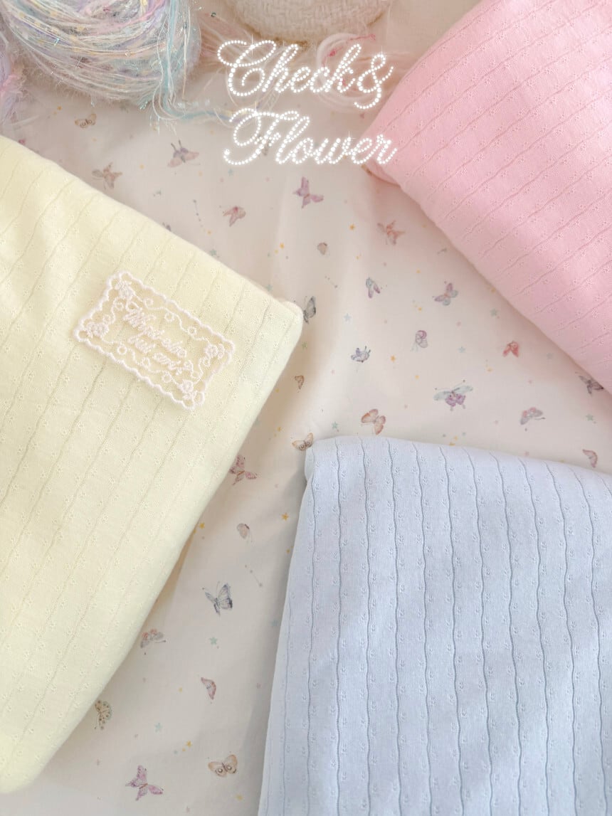 【予約】ミルクウエーブ　アイレット大丸生地26SS