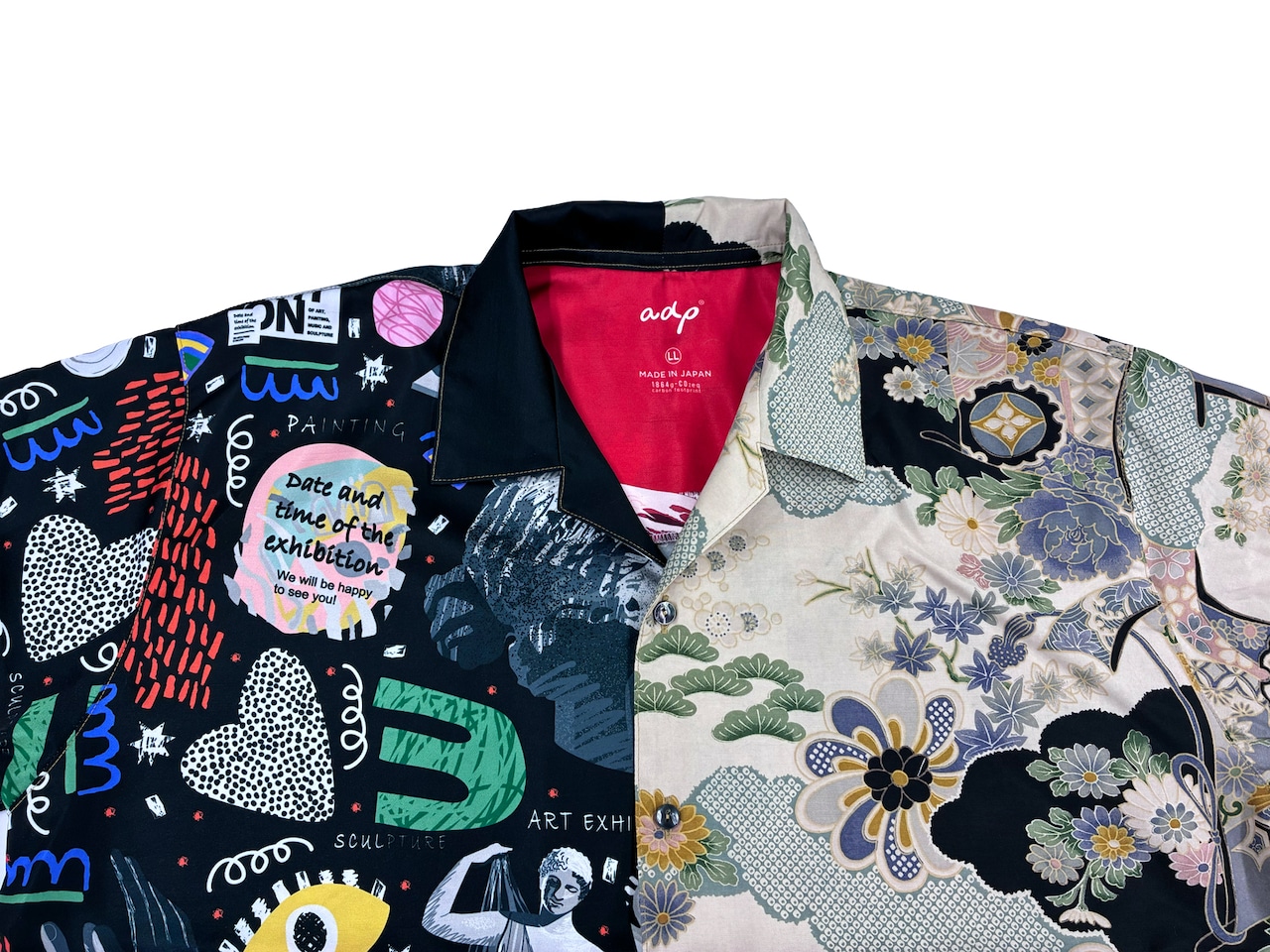 着物スタイルシャツ LLサイズ 702002A8 KIMONO 送料無料