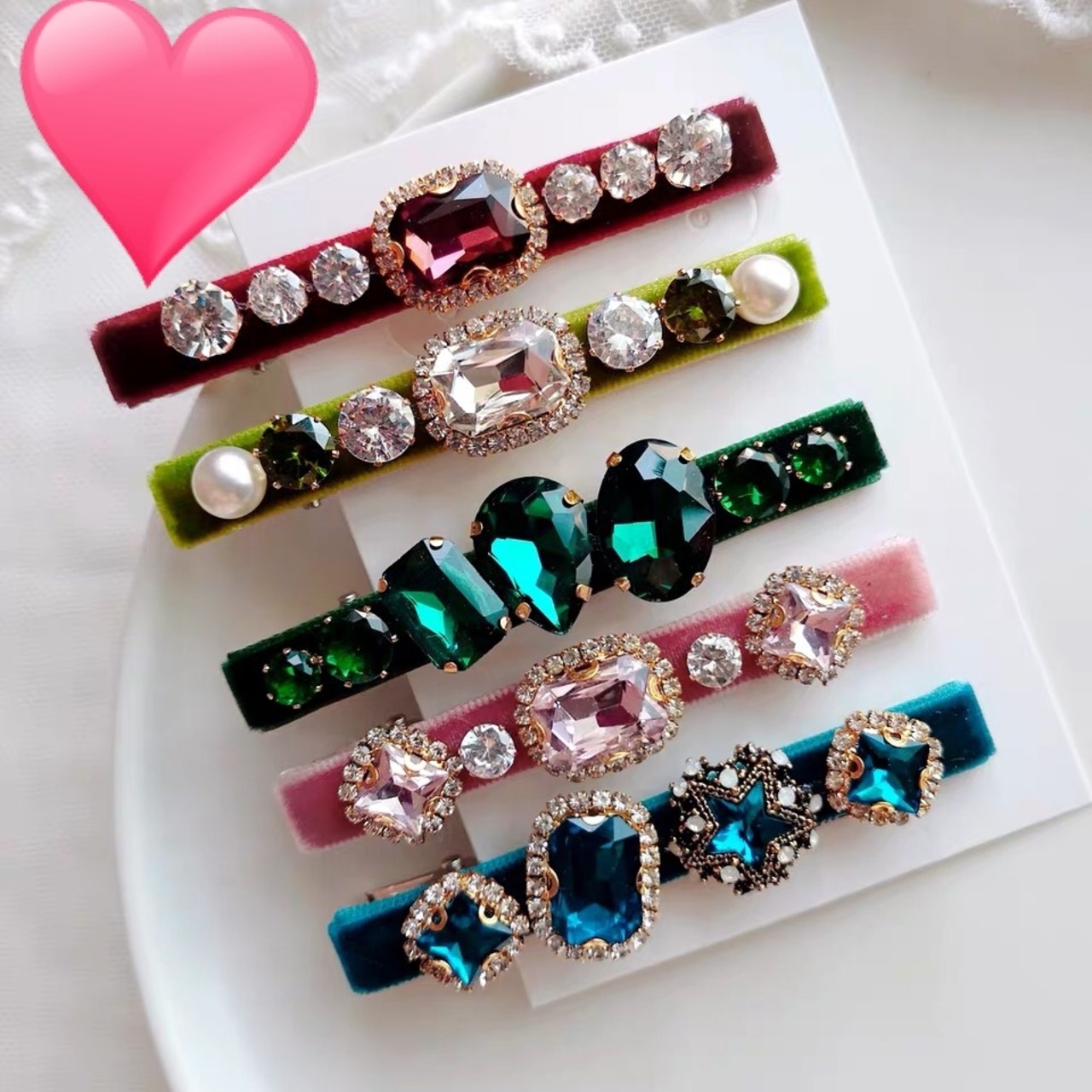 SALE即納❣️送料無料❣️】再販なし】ヘアクリップ ヘアピン ビジュー 