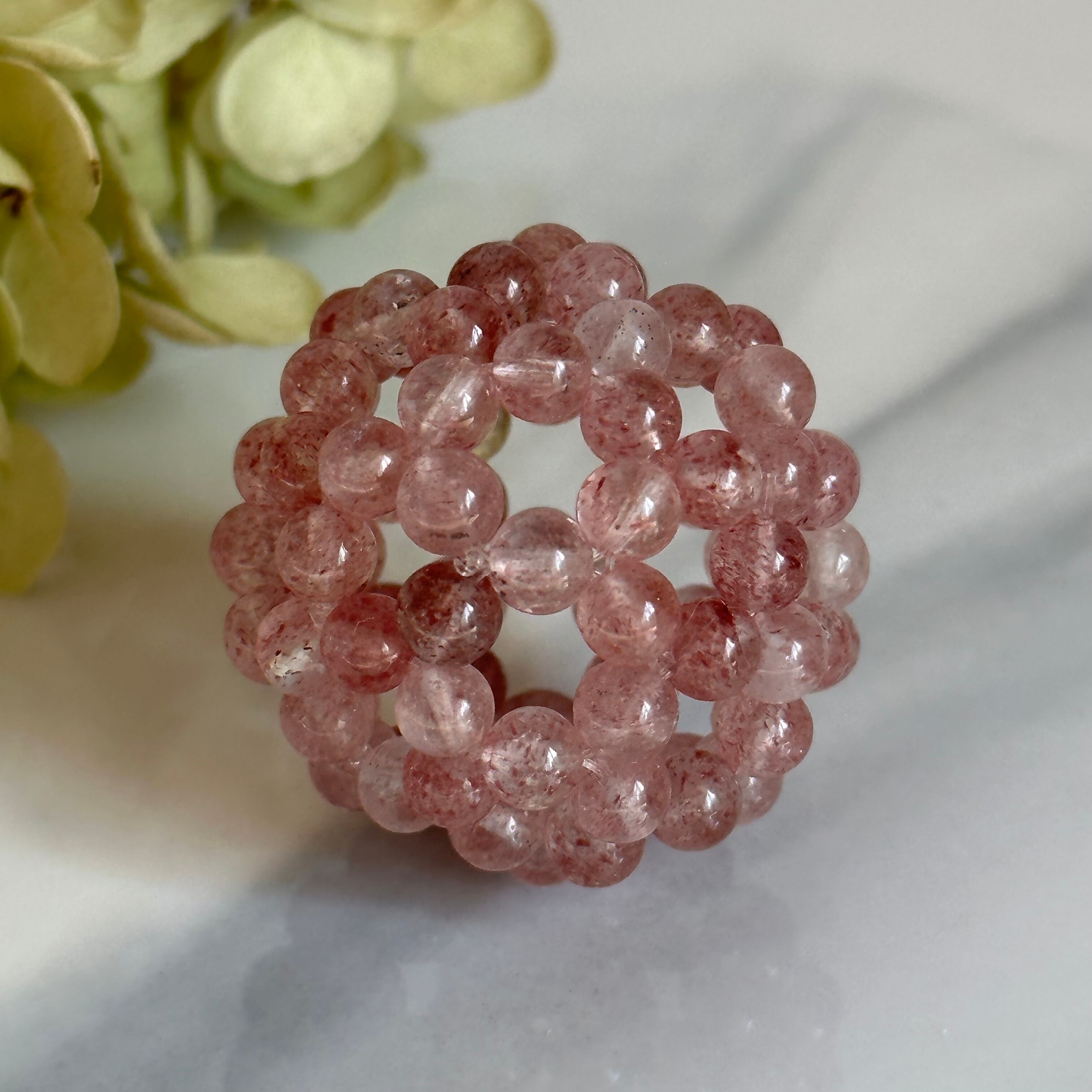 神聖幾何学フラーレン「ピンクエピドート4mm玉」 | SHIMADA DOLL