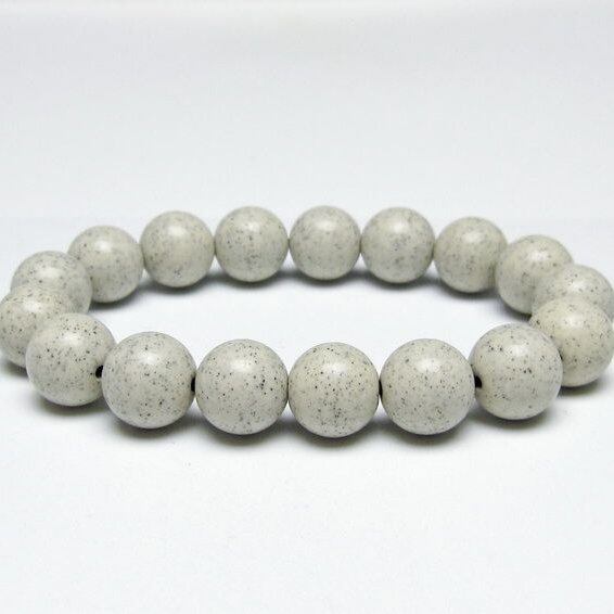 北投石 ブレスレット 12mm 一点物 メール便可 111-50166