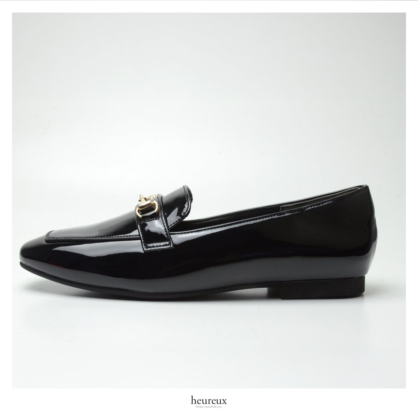 ビットローファー 2cmヒール スクエアトゥ HLOA-3 | Merry Avenue BASE店