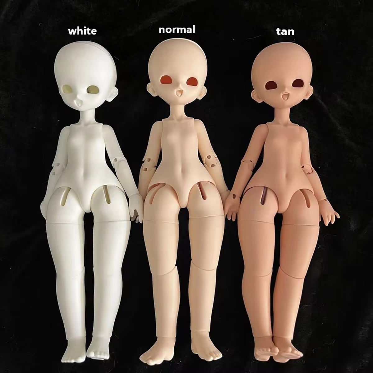 カスタムドール 素体 1/6 27cm ボディー ヘッド メイクアップなし 球体