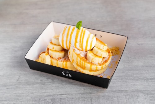 もっちりパンケーキ【キャラメルバナナ】