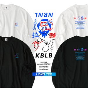 KUBO LABOコラボ 刺繍ロングTシャツ【期間限定】
