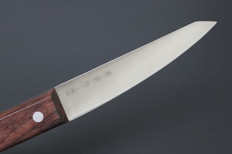 KC-335 関兼常作 ローズ柄 骨透 丸 140mm 日本製 シェフナイフ 刃物