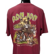 【RON JON】ロンジョン "ANIMAL PRINT" USA製 90's Vintage Tシャツ