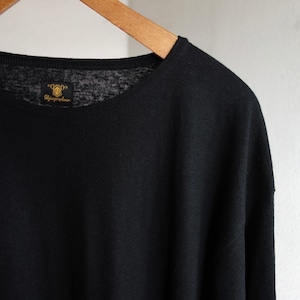 da cotton-belgiumlinen halfsleeve / black