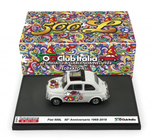 FIAT 500 CLUB ITALIA オリジナルミニカー 【1/43／限定品】