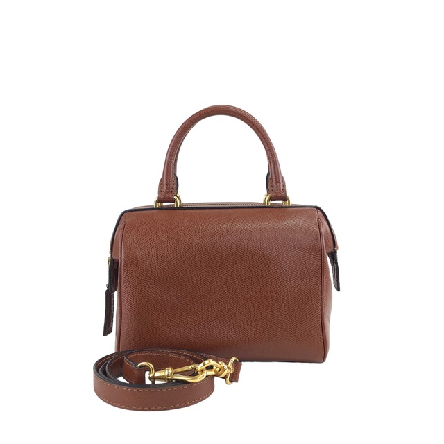 CELINE セリーヌ レザー ミニボストン ハンドバッグ 2WAY ショルダーバッグ ブラウン vintage ヴィンテージ オールド pvgswk