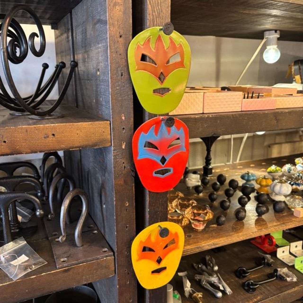 Mexican Lucha Libre Decoration Plate (7 colors) - Perfect for wrestling masks.　ルチャリブレ