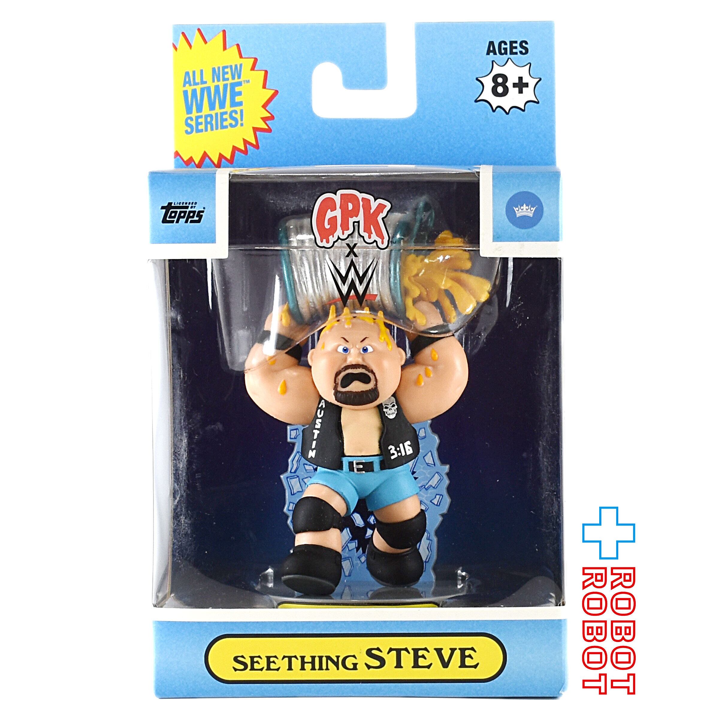 GPK×WWE ガーベッジペイルキッズ シーシング スティーブ ビニール