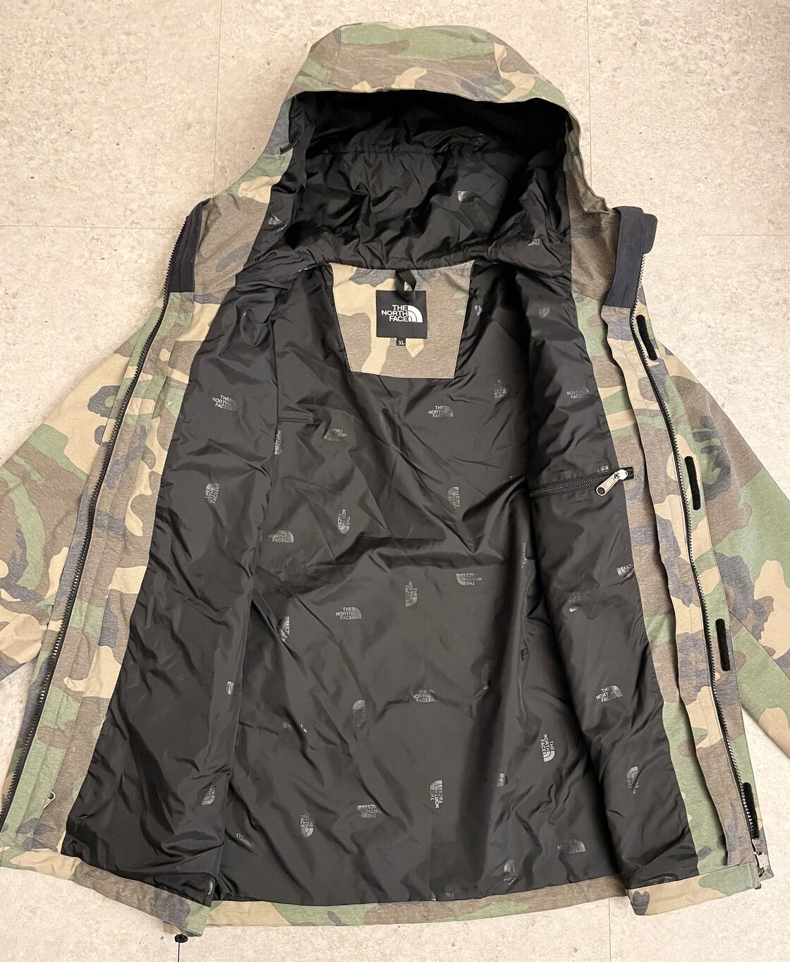 希少 XL‼︎ ノースフェイス 2枚組 ゼウストリクライメイトジャケット 