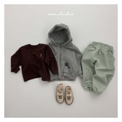 【取寄】aou studio フラワーフードパーカー|冬服|韓国子供服