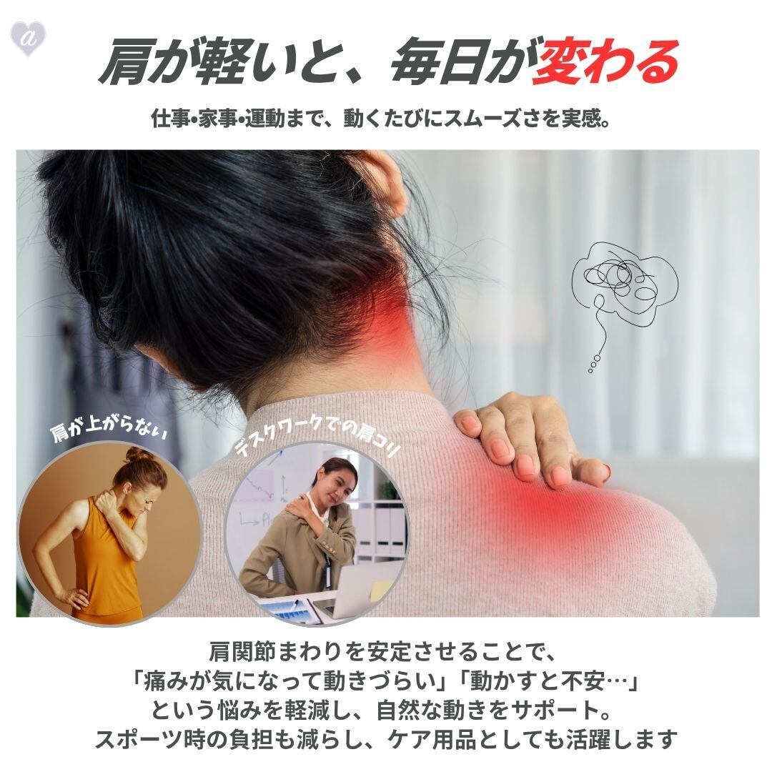 肩サポーター スポーツ 左肩 フリーサイズ 男女兼用 ショルダー