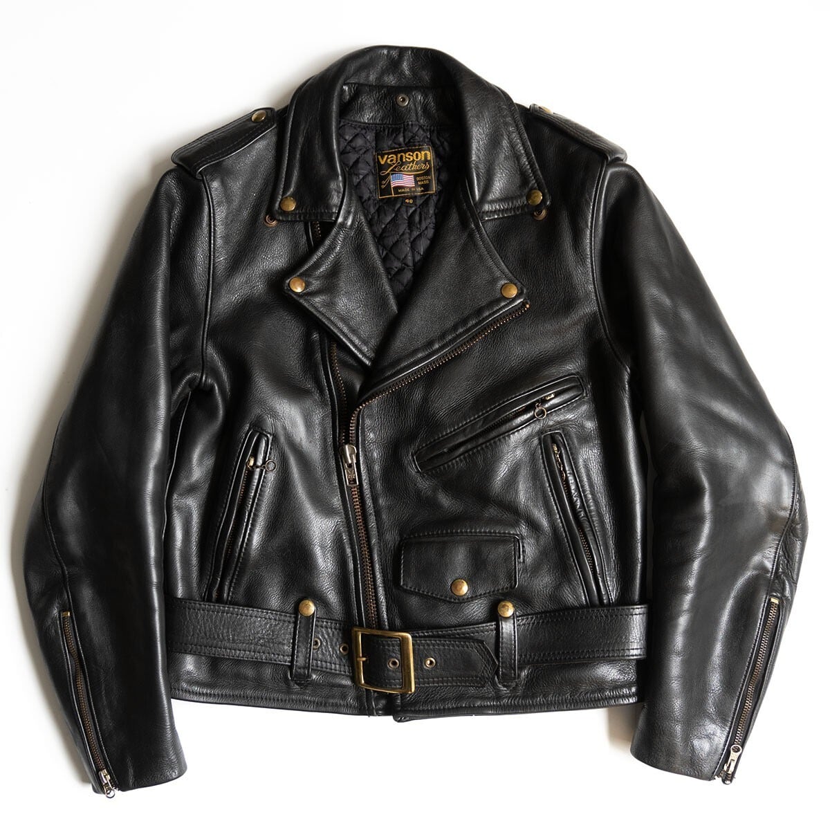 Vanson. レザー　ライダース TJP 40 VANSON TJP バンソン レザージャケット