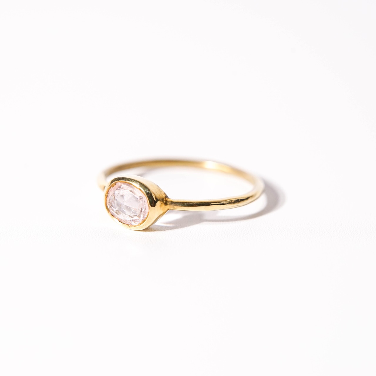 【13号】モルガナイト リング（プチ）