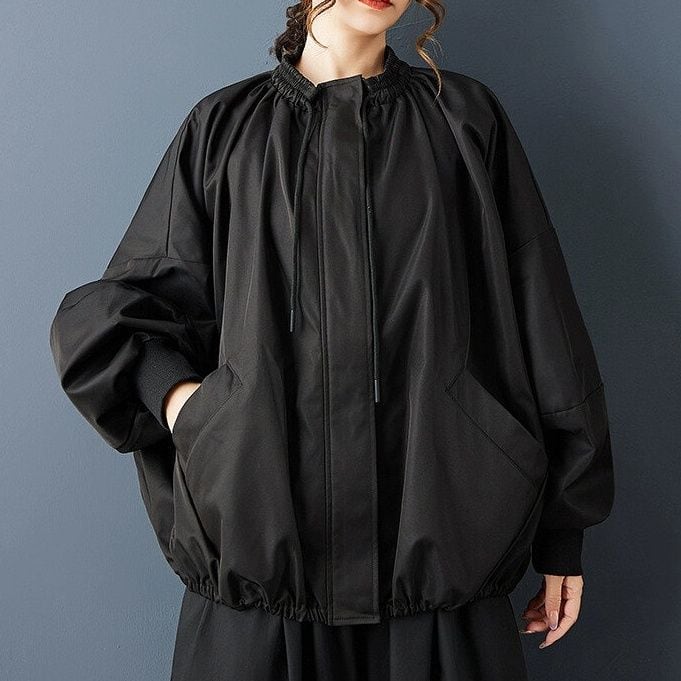 BLACK LANTERN DESIGN FULLZIP SHORT JACKET 1color M-15177