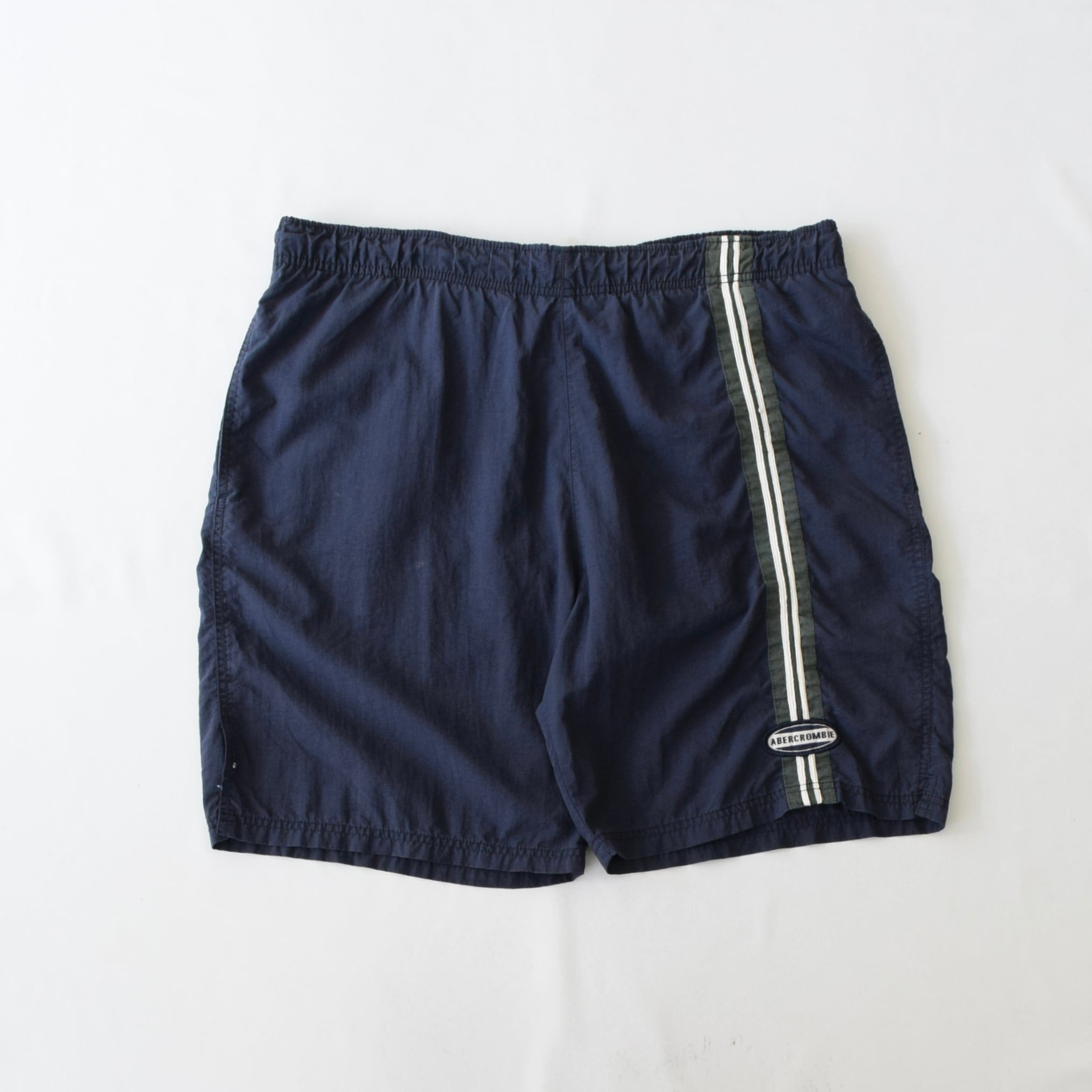 90's Abercrombie&Fitch ショートパンツ ナイロン メンズ L ネイビー