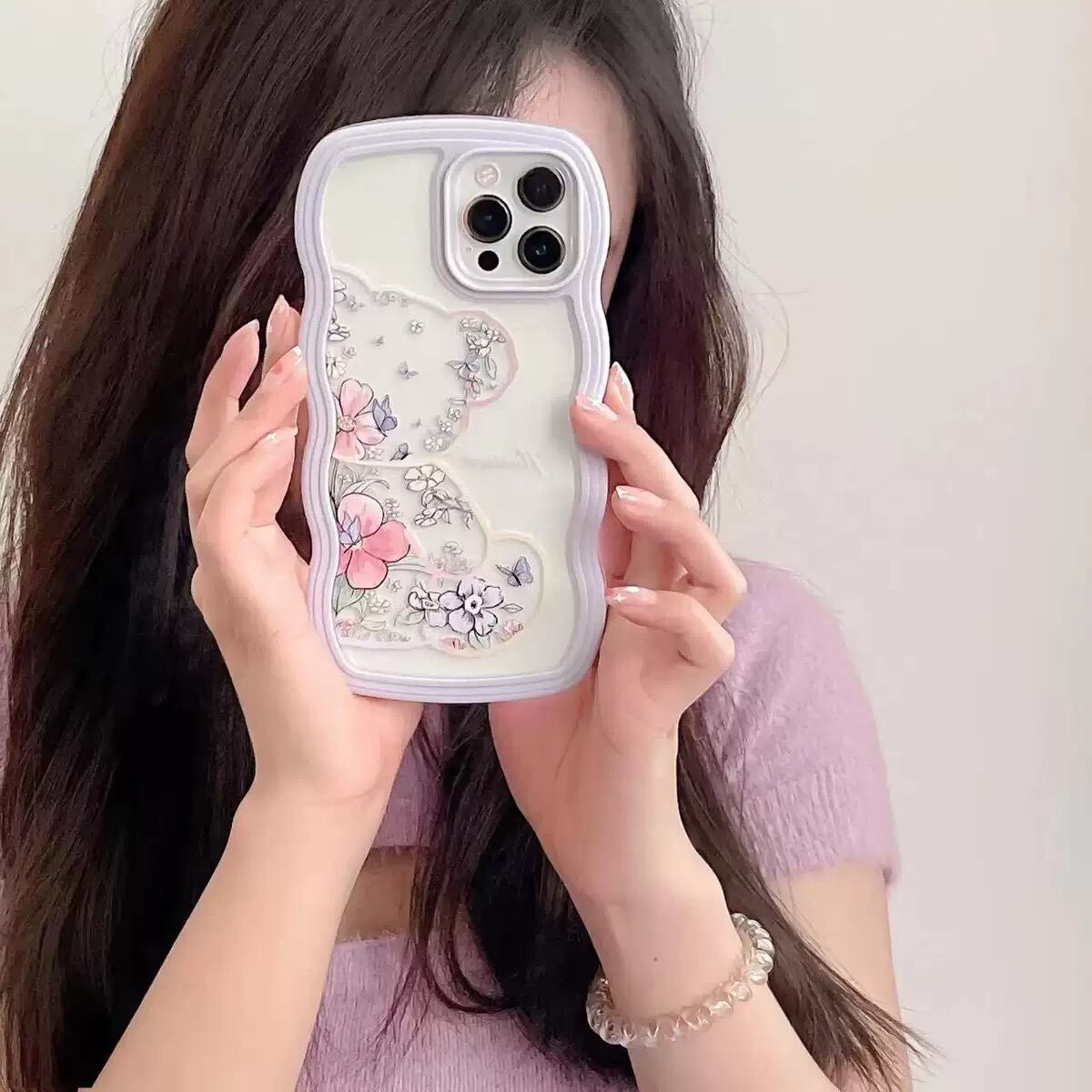 ではありま 小さなお花箱 レース フラワー スマホカバー スマホケース Iphone 手編み Wsp9o M になれるよ