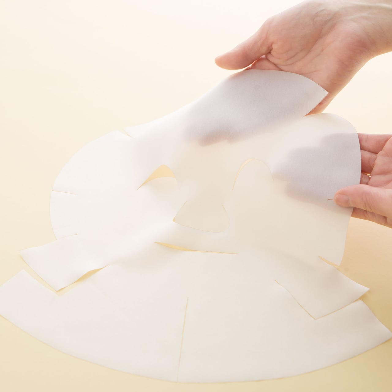 美肌パック用 絹面 Kinu-Mote(1枚入り）天然シルク100％フェイス