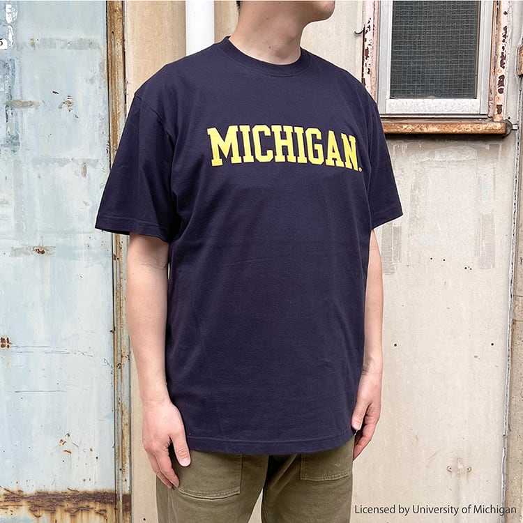 MICHIGAN大学 ミシガン カレッジプリントTシャツ カレッジ ロゴ アメカジ アイビーリーグ カジュアル アウトドア メンズ レディース  ブランド | HAVE A NICE TIME STORE! powered by BASE