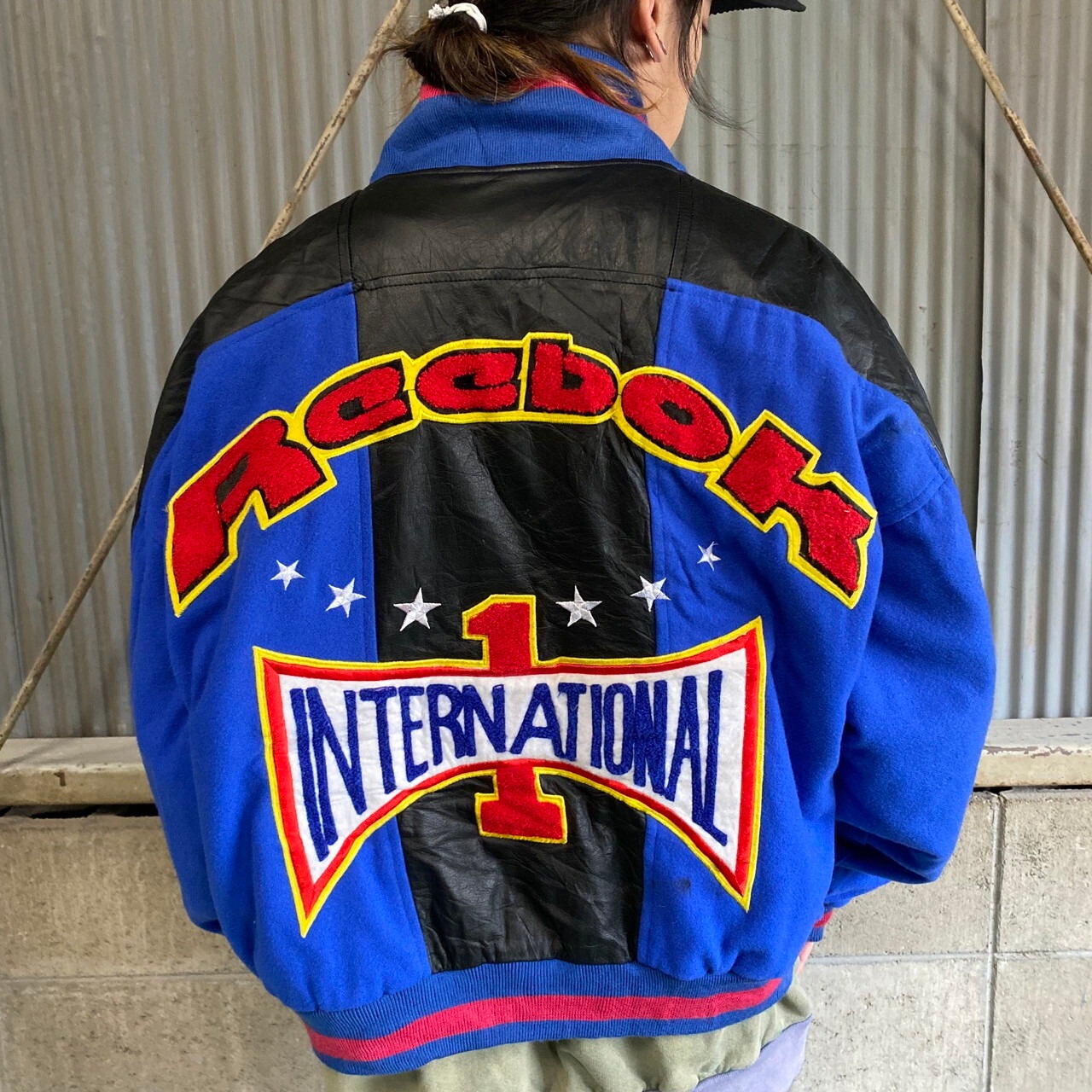 80年代 ビンテージ Reebok SPORT リーボック INTERNATIONAL ウール 
