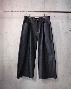 denim buggy wide pants [Size:M]