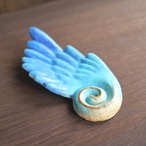 青色の大きな翼 お香立て no.28