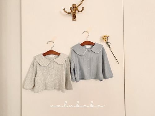 valu bebe［取寄］eyelet sailor cardigan 26spring