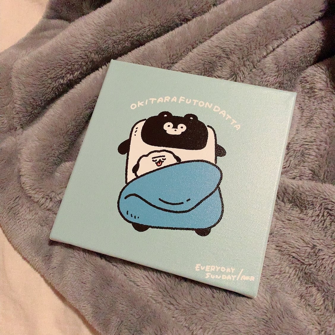 くまのまーくんいろいろ プリントキャンバス(M) | EVERYDAYSUNDAY