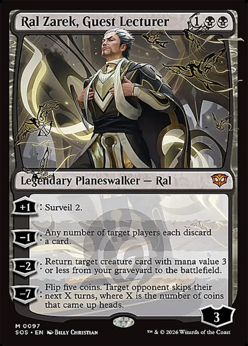 MTG《客員講師、ラル・ザレック/Ral Zarek, Guest Lecturer(SOS)》英語