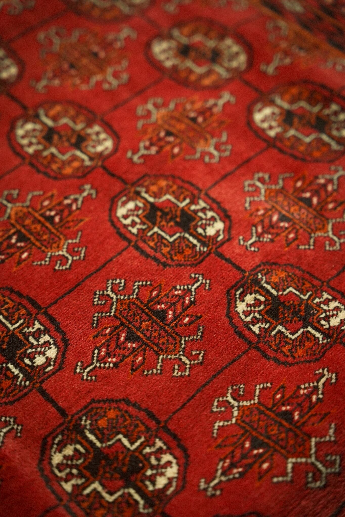 1943-Vintage Turkmen rug | 手織りのヴィンテージラグ専門店 | Bahr