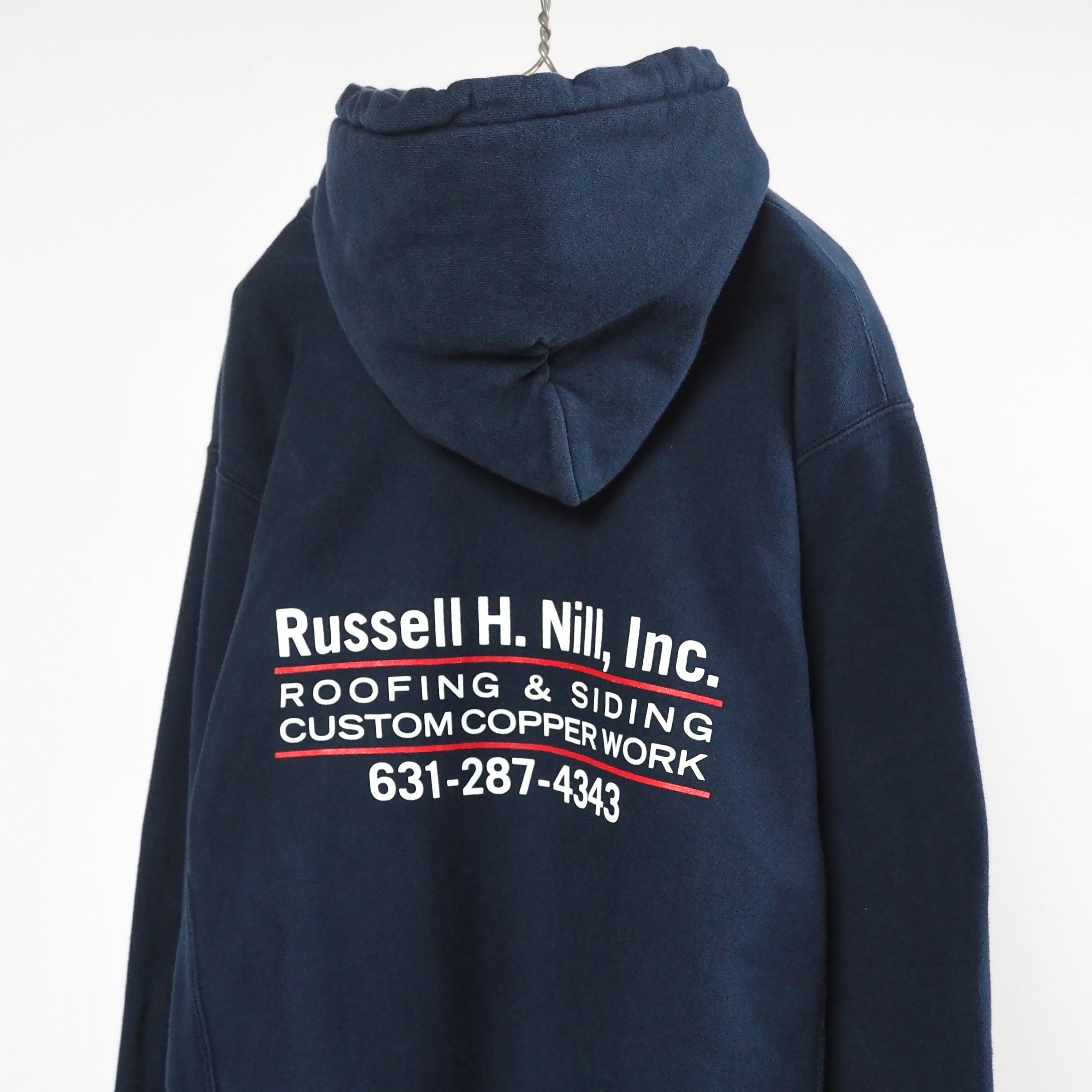 Champion Reverse Weave パーカー ネイビーフェードLサイズ 中古・古着通販】Champion REVERSE WEAVE (チャンピオン リバース