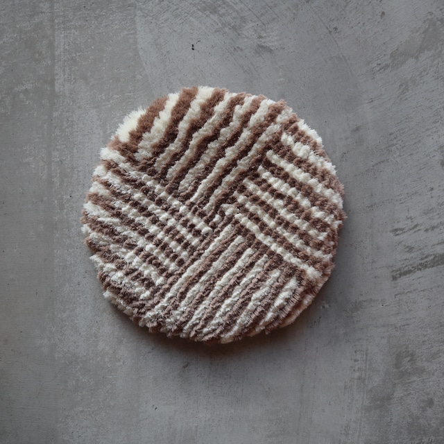 【受注制作】ノッティング椅子敷(小丸)