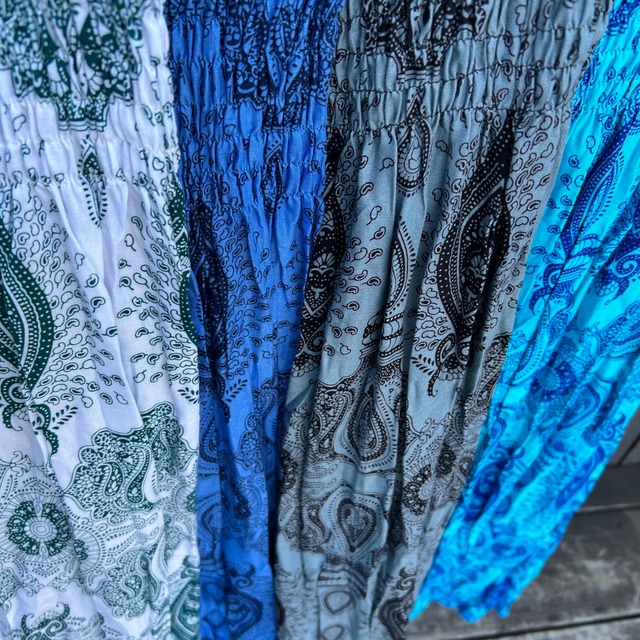 レーヨンペイズリー2ウェイスカート