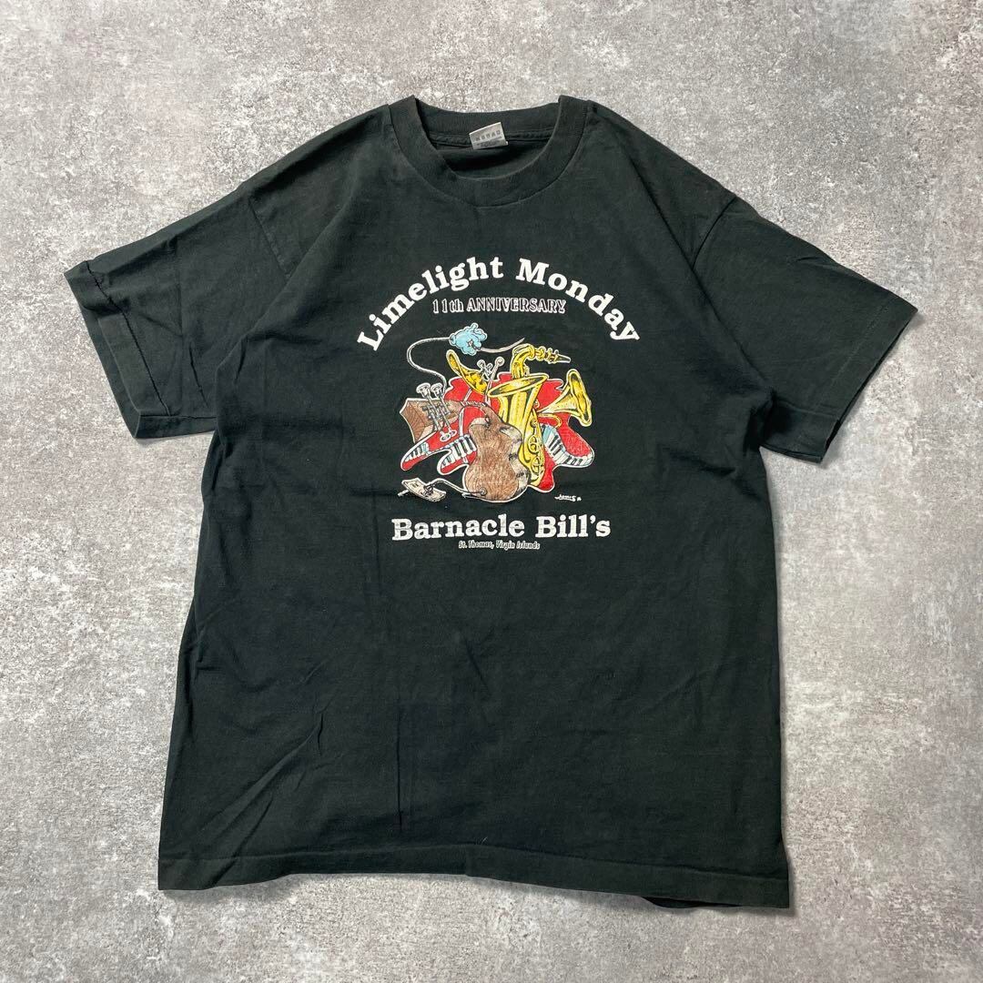 90s vintage 楽器 バルセロナ Tシャツ シングルステッチ