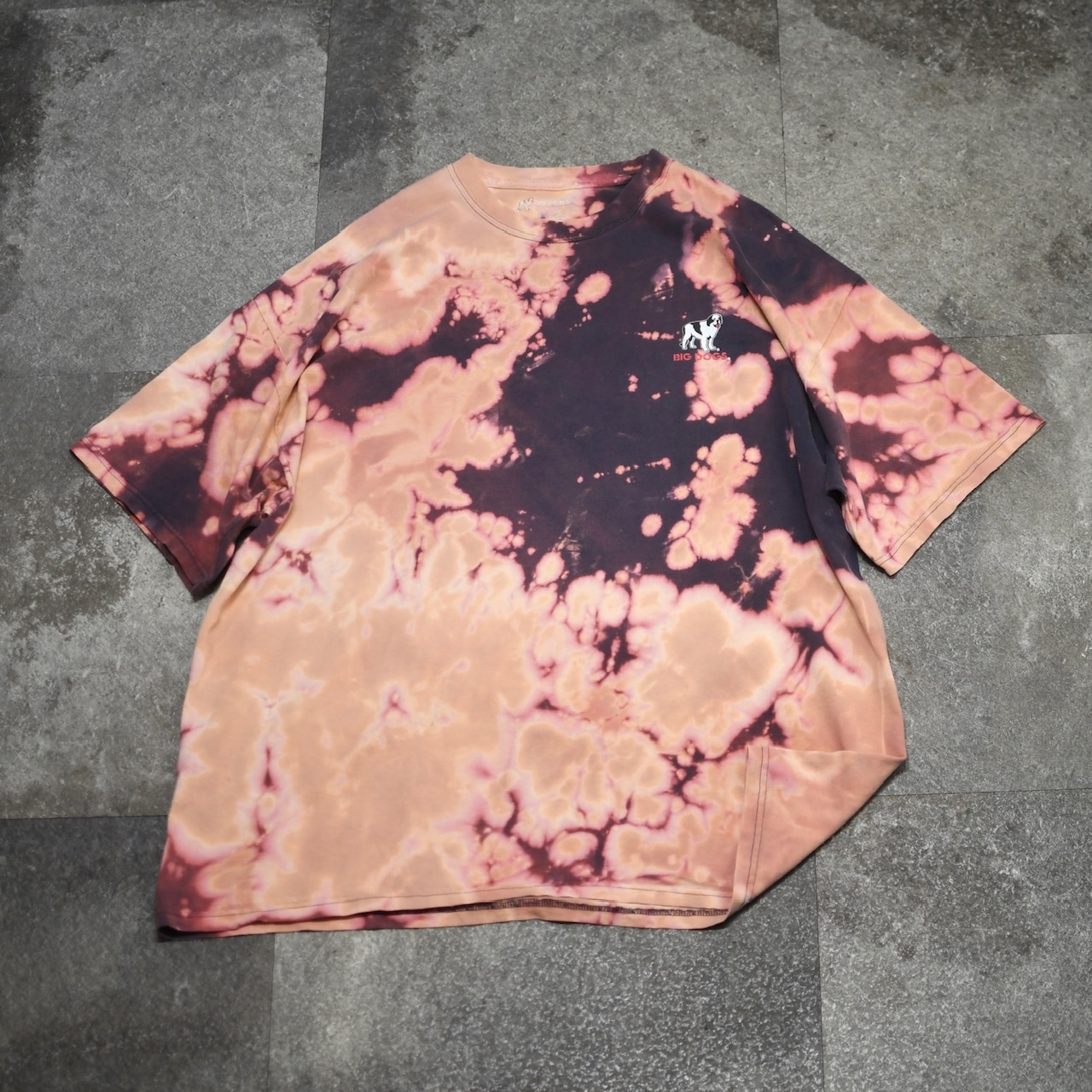 BIG DOGS bleach print tee