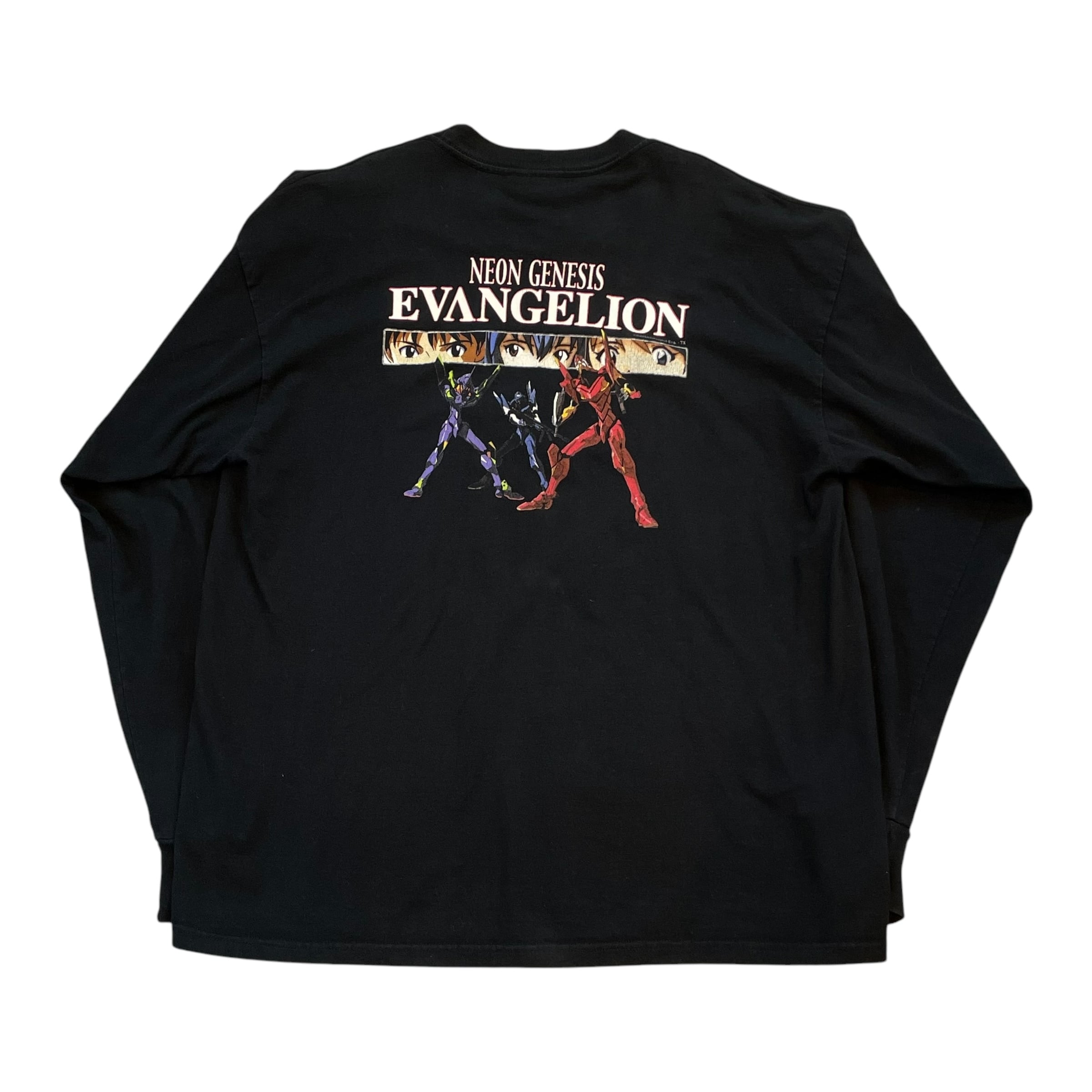 1990s NEON GENESIS EVANGELION L/S t-shirt | What'z up