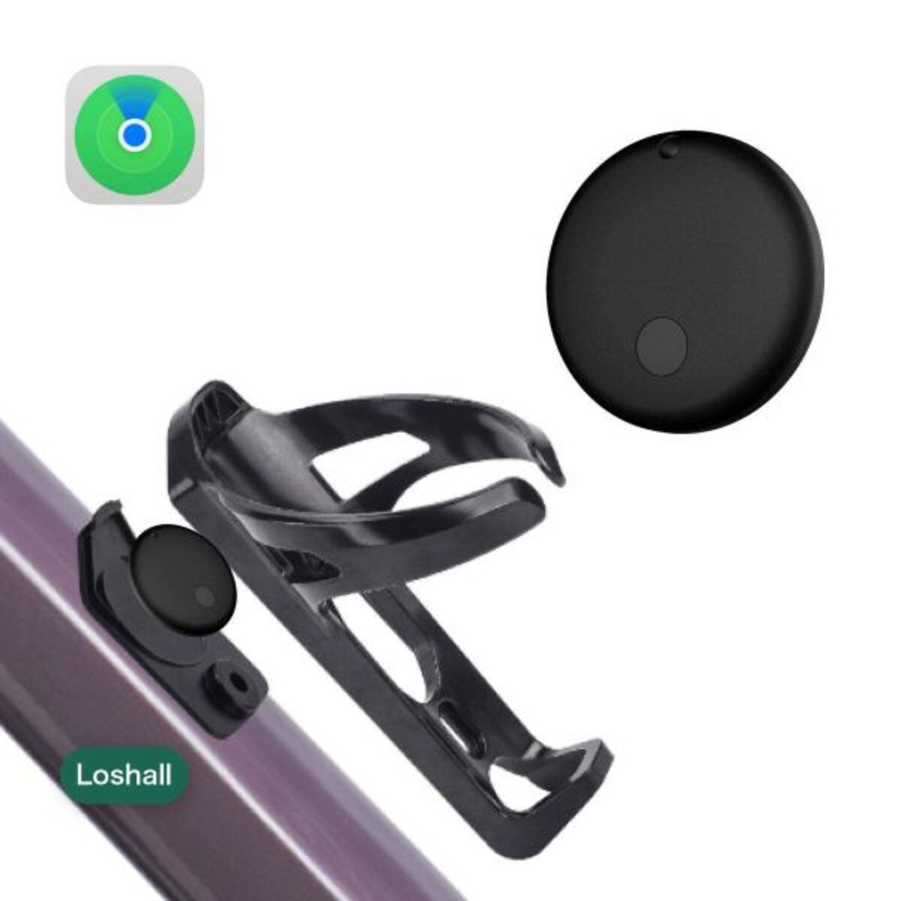 ローシャルタグ for iOS + ボトルケージ型タグホルダー
