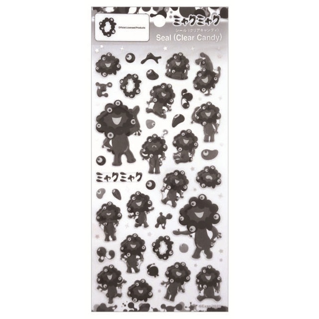 【ロット販売】【10入】2025万博ミャクミャククリアキャンディシールブラック(8819553)