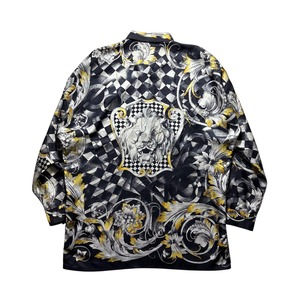 vintage GIANNI VERSACE silk shirt “lion”