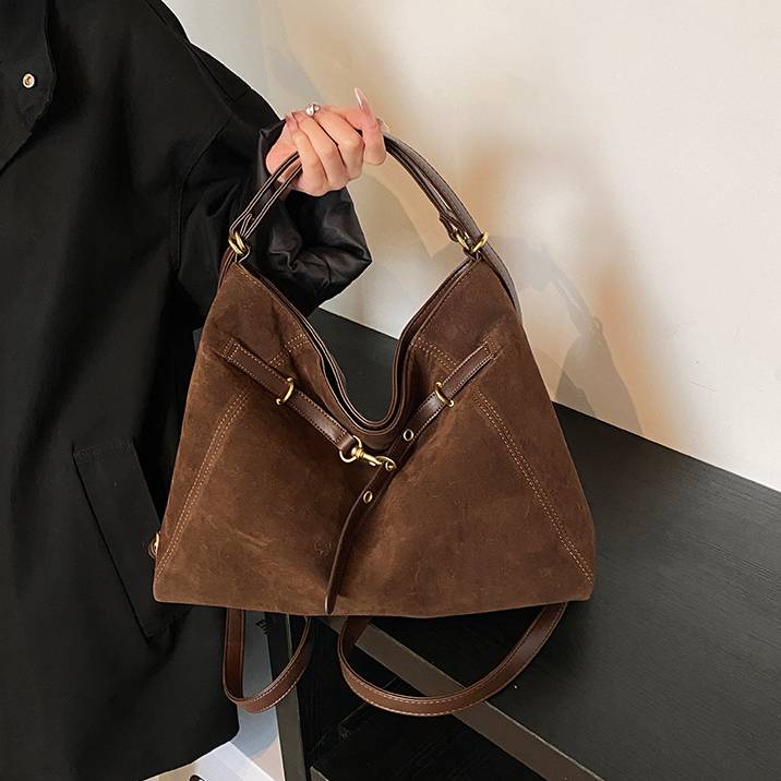 スエード トートバッグ 3WAY ショルダーバッグ レディース バッグ 斜